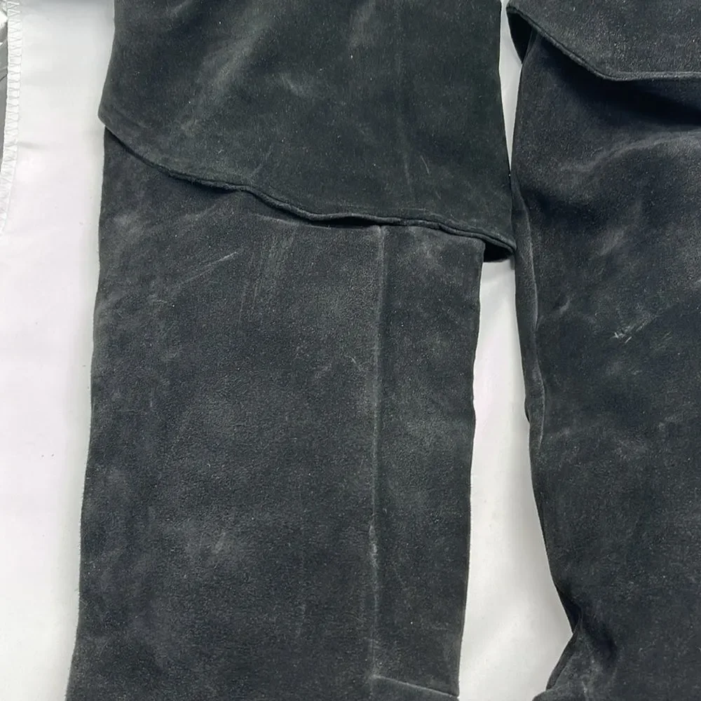 Vintage Black Suede Roberto Vianni for Neiman Marcus Over the Knee Boots